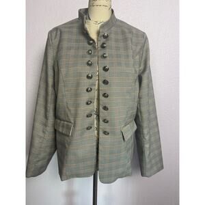 Plaid Gray Blazer Women’s